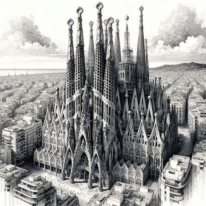 Software Inteligencia Artificial España: ¿Cuál es la historia de la Sagrada Familia?